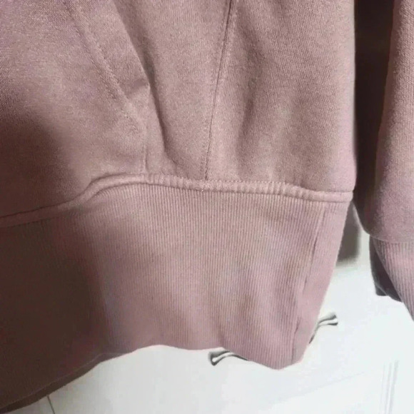 Cabin Fever Dusty Rose Oversized Kangaroo Pocket Style Hoodie Size S/M - Picture 5 of 11